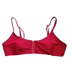 Kirra Bralette Top L Large Red Bikini